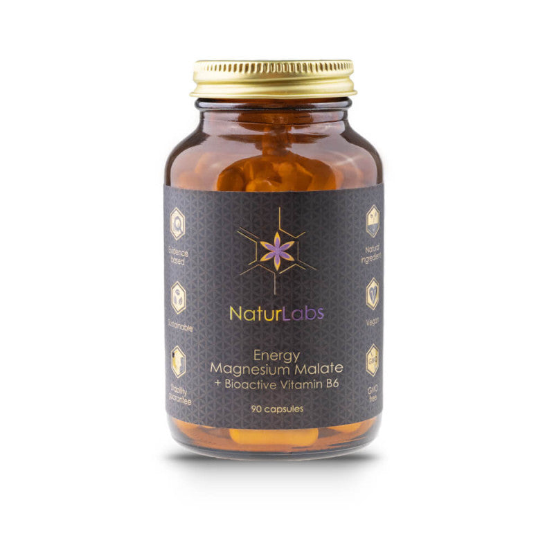 HOŘČÍK ENERGY MALÁT + BIOAKTIVNÍ VITAMIN B6, 90 KAPSLÍ